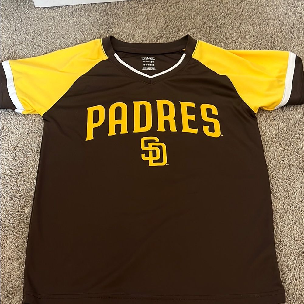 Padres Kids Shirt - Brown and Yellow